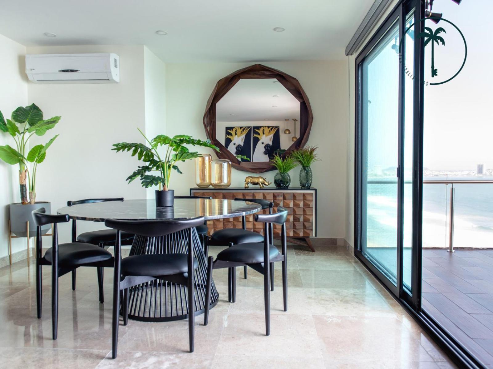 马萨特兰Terraza Con Vista Al Mar, Bbq Y Piscina公寓 外观 照片