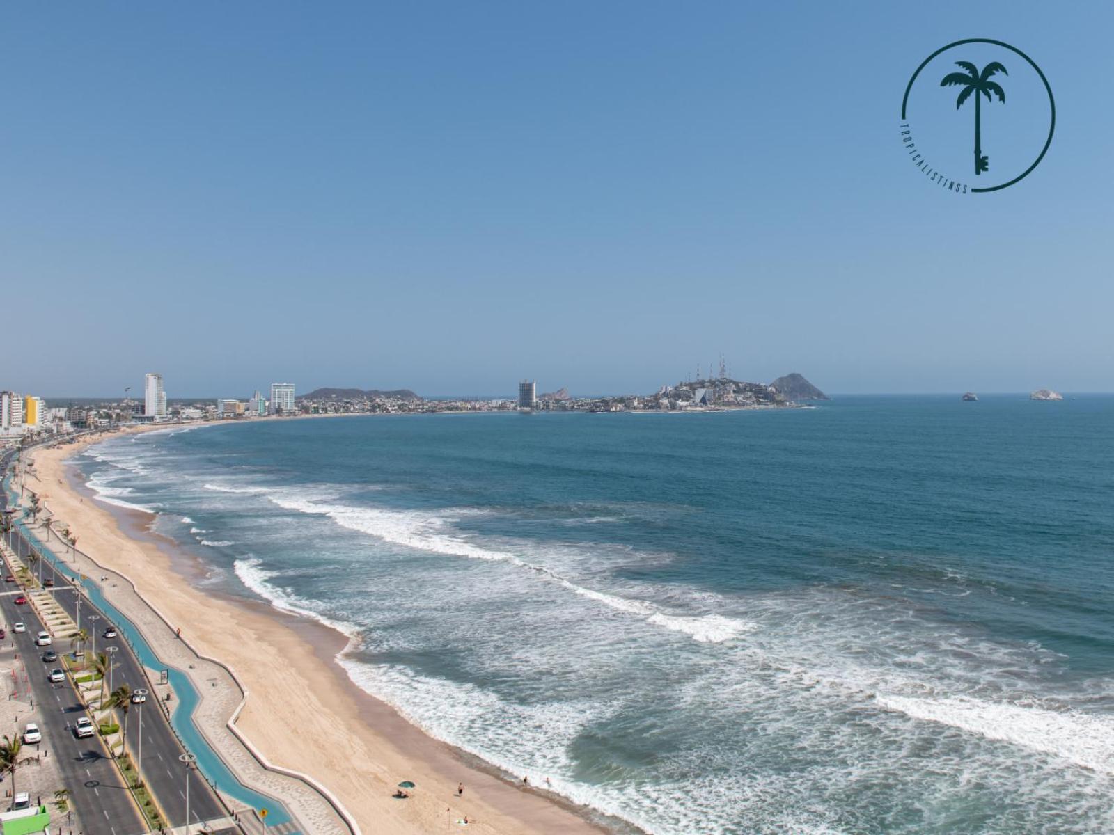 马萨特兰Terraza Con Vista Al Mar, Bbq Y Piscina公寓 外观 照片