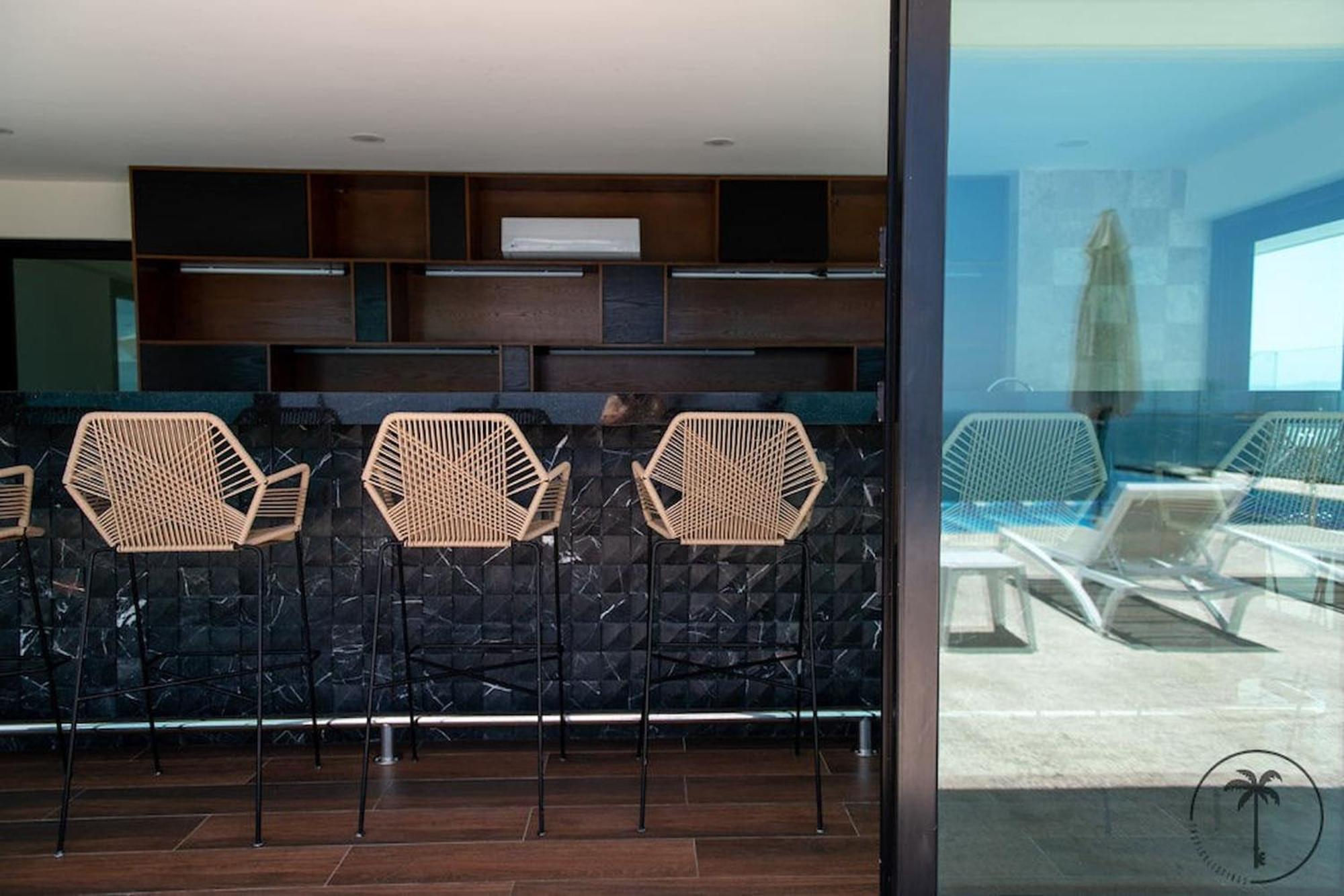 马萨特兰Terraza Con Vista Al Mar, Bbq Y Piscina公寓 外观 照片